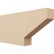 Ekena Millwork 2in. W x 6in. H x 12in. L Clemmons Woodgrain TimberThane Rafter Tail, Primed Tan RFTUR02X06X12CLERCPR - alternate 1